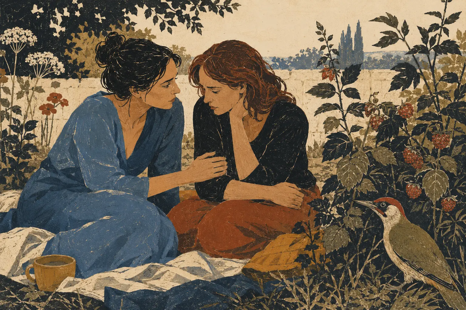 Illustration zur Kurzgeschichte „Kein zweites Mal“
